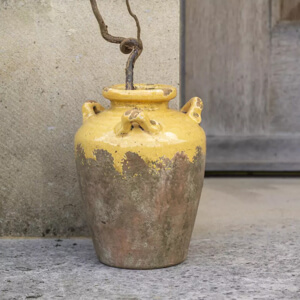 Grand Illusions Terracotta Urn Yellow